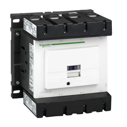 Produktfoto 1 von Schneider Electric TeSyS D Schütz 24V dc-Spule, 4-polig, 1kV / 200 A 24V dc 24 W 4 Schließer Widerstandsbelastung,