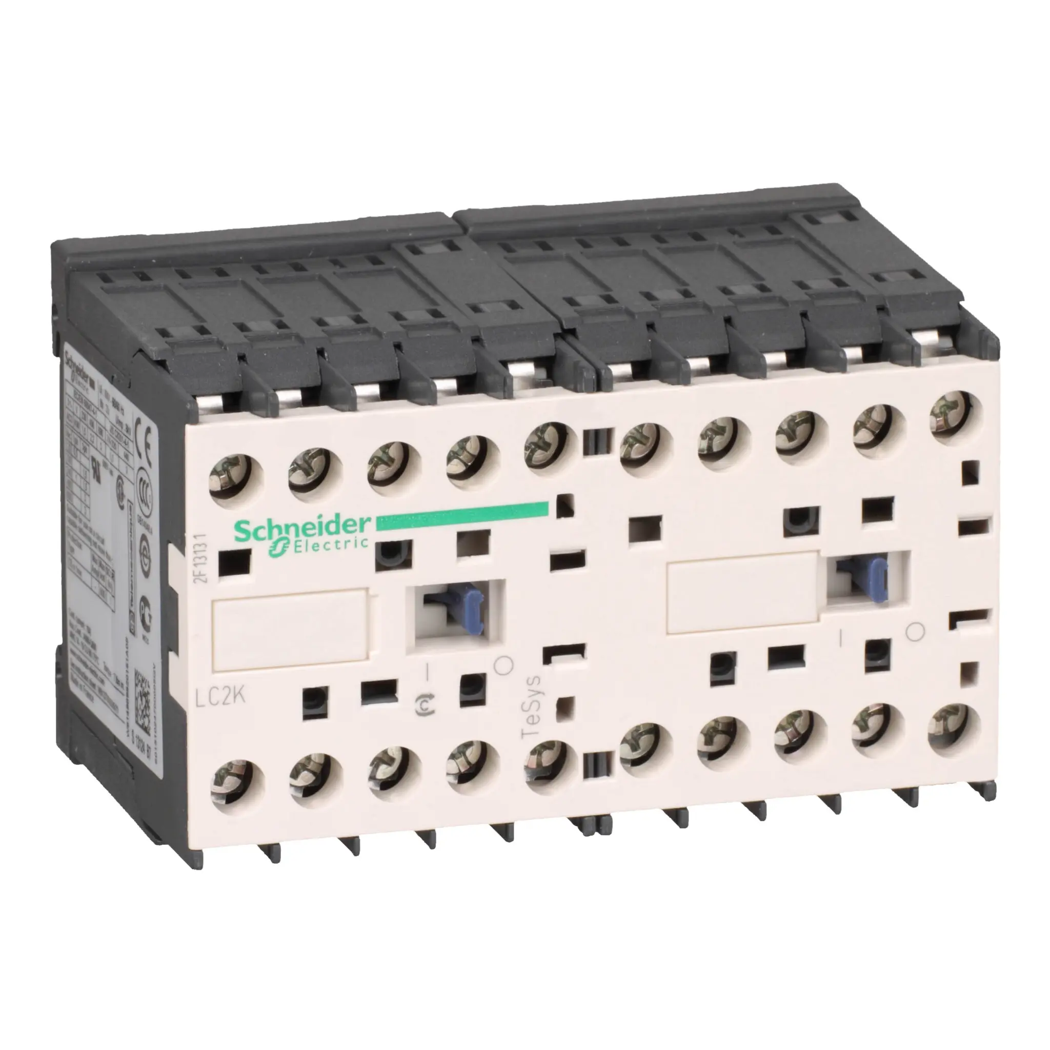 Produktfoto 1 von Schneider Electric TeSys K Schütz 48 V ac-Spule, 3-polig, 690V / 9 A 4 kW 1 Schließer Umkehrend 1-Hilfskontakte