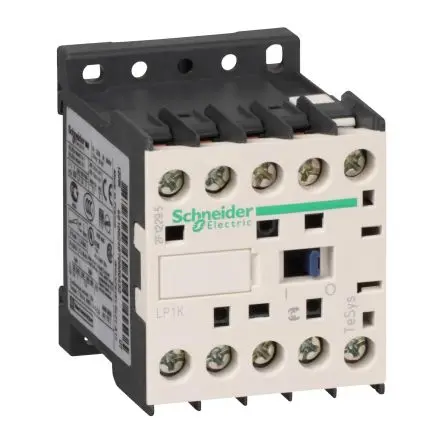 Produktfoto 1 von Schneider Electric TeSys K Leistungsschütz 48 V dc-Spule, 3 -polig / 12 A 1 Öffner Umkehrend