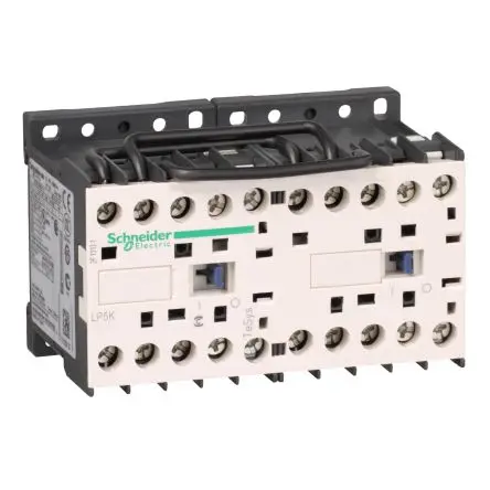 Produktfoto 1 von Schneider Electric TeSyS K Schütz 24V dc-Spule, 3-polig, 690V / 12 A 24V dc 4 kW 1 Öffner Motorsteuerung, Umkehrend