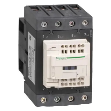 Produktfoto 1 von Schneider Electric TeSyS D Schütz 230V ac-Spule, 4-polig, 690V / 60 A 5.8 W 1 Schließer/1 Öffner Widerstandsbelastung,