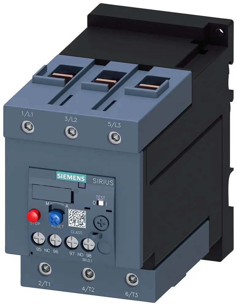 Produktfoto 1 von Siemens 3RU2 Thermisches Überlastrelais, / 75 A 1 Schließer/1 Öffner, 690V / 3 A 3P, 120 mm x 70 mm