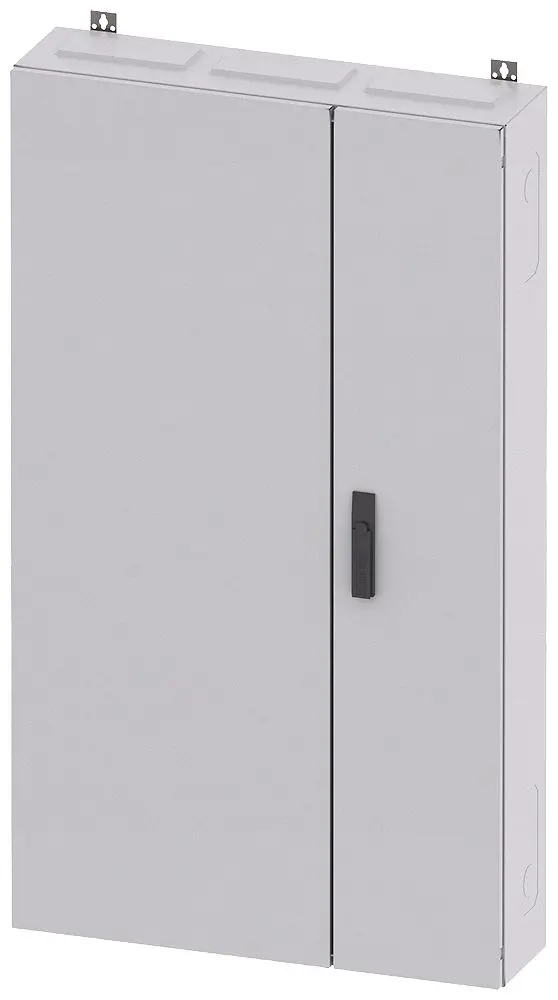 Produktfoto 1 von Siemens ALPHA Stahl Wandanschlusskasten Schwarz RAL 9016 IP43, HxBxT 1400 mm, 800 mm x 210 mm