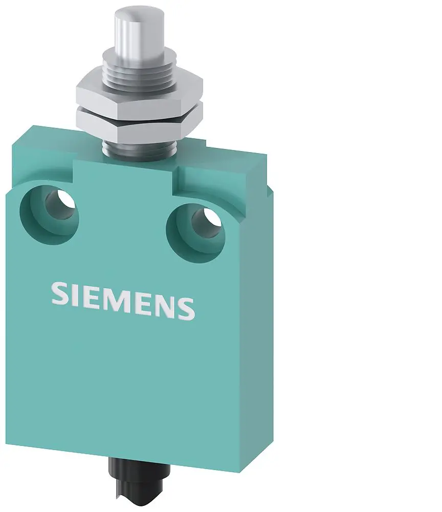 Produktfoto 1 von Siemens 3SE5 Endschalter, Runder Stößel, 1 Öffner / 1 Schließer, IP 67, Metall, 3A