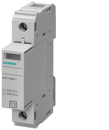 Produktfoto 1 von Siemens, Überspannungsschutz, 1-phasig 25 kA DIN-Hutschiene 5SD