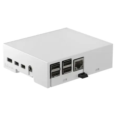 Produktfoto 1 von Italtronic Enclosures for Embedded Platforms Raspberry Pi Gehäuse passend für Raspberry Pi 4 ABS Grau