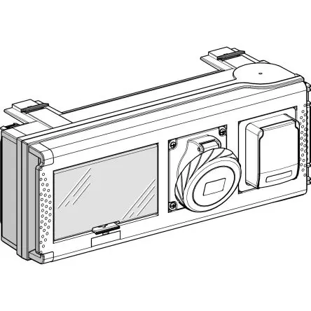 Produktfoto 1 von Schneider Electric Canalis Abgangseinheit für Sammelschiene Ohne Schutz 690V