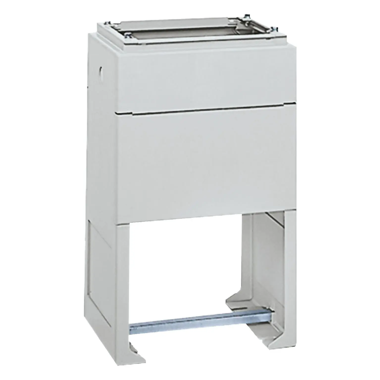 Produktfoto 1 von Schneider Electric NSYZ Polyester Sockel Gehäusezubehör Grau, für Thalassa PLA, H. 900 mm, T. 785 mm