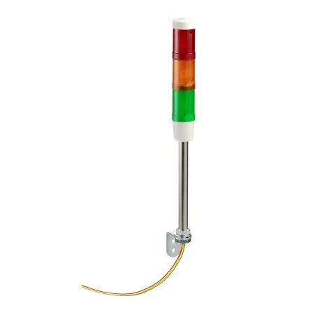 Produktfoto 1 von Schneider Electric Harmony XVMB Glühlampe Signalturm Keine Summer-Komponente 3-stufig Linse Grün, Orange, Rot 24V Dauer