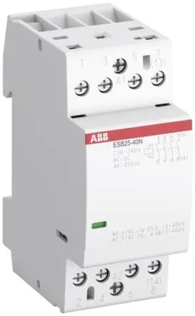 Produktfoto 1 von ABB ESB40 Schütz 230V ac/dc-Spule, 2-polig, 400V / 40 A 230V 9.2 kW 2 Schließer/2 Öffner Sicherheit