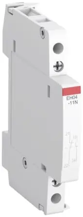 Produktfoto 1 von ABB EH04-20N Hilfskontakt 2-polig Seitlich, 2 Schließer mit Schraube Anschluss 6 A, 500V