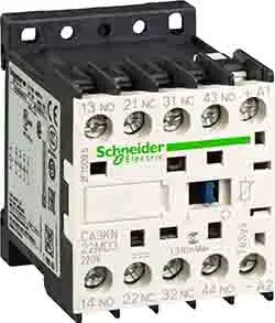 Produktfoto 1 von Schneider Electric TeSyS CA Steuerrelais, / 110A 3 W 2 Schließer/2 Öffner, 110V dc / 5mA, 58 mm x 45mm