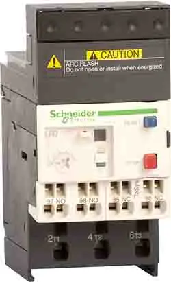 Produktfoto 1 von Schneider Electric TeSyS LR Thermisches Überlastrelais, / 24A 11 kW 1 Schließer/1 Öffner, 690V ac / 5A 3P, 66 mm x 45mm