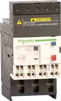 Produktfoto 1 von Schneider Electric TeSys LRD Thermisches Überlastrelais, / 6 A 1 Schließer/1 Öffner, 690V ac / 5 A 3P, 66 mm x 45 mm