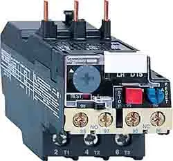 Produktfoto 1 von Schneider Electric TeSyS LR Thermisches Überlastrelais, / 10A 4 kW 1 Schließer/1 Öffner, 690V ac / 5A 3P, 66 mm x 45mm