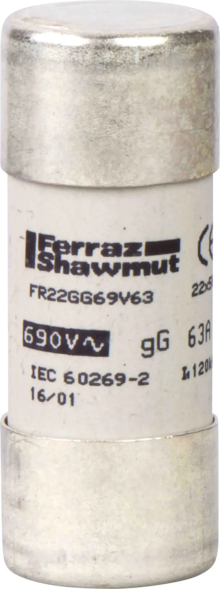 Produktfoto 1 von Schneider Electric DF2 Patronensicherung F / 100 A 22 x 58 mm 500 V Keramik