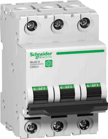 Schneider Electric M9F Miniaturüberlastschalter Typ C, Pol 3-polig 16A 440V, Abschaltvermögen 14 kA Multi9