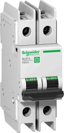 Schneider Electric Multi9 Miniaturüberlastschalter Typ C, Pol 2-polig 5A, Abschaltvermögen 6 kA Multi9 125 V dc