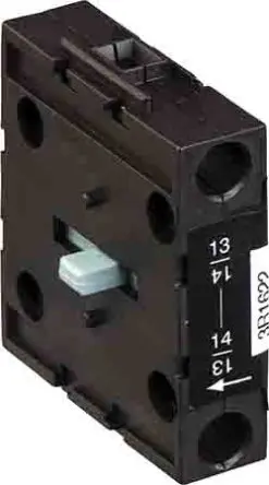 Produktfoto 1 von Schneider Electric TeSyS Vario Hilfskontaktblock 1-polig, 1 Öffner mit Schraubanschlussklemme Anschluss 6 A, 690V