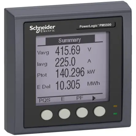 Produktfoto 1 von Schneider Electric PM5000 Energiemessgerät 96 mm x 96 mm