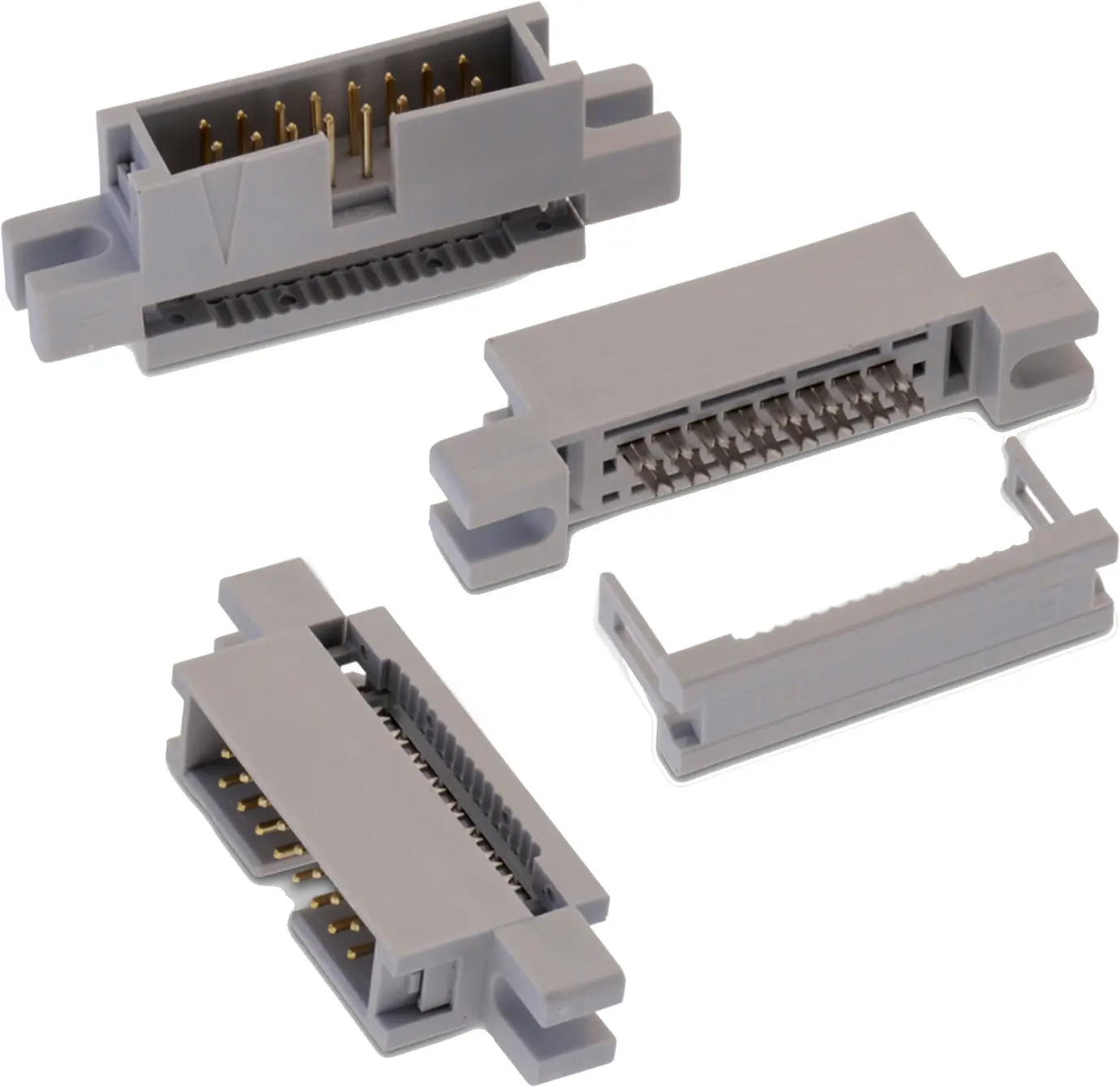 Produktfoto 1 von Wurth Elektronik WR-BHD IDC-Steckverbinder Stecker, Gerade, 14-polig Kabel / 2-reihig, Raster 2.54 mm