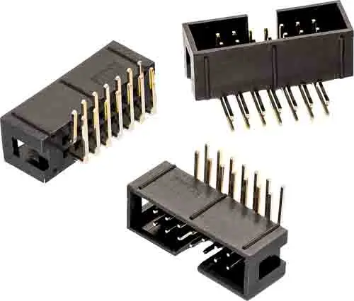 Wurth Elektronik WR-BHD Leiterplattenleiste gewinkelt, 40-polig / 2-reihig, Raster 2.54 mm Raster Durchsteckmontage,
