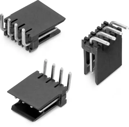 Wurth Elektronik WR-WTB Leiterplattenleiste gewinkelt, 2-polig / 1-reihig, Raster 2.54 mm Raster Durchsteckmontage,