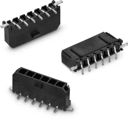 Produktfoto 1 von Wurth Elektronik WR-MPC3 Leiterplattenleiste Vertikal, 3-polig / 1-reihig, Raster 3 mm Raster Oberfläche, Kabel-Platine,