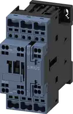 Siemens 3RT2 Schütz 110V ac-Spule, 3-polig, 690V / 17 A 110V ac 7.5 kW 1 Schließer/1 Öffner Motorsteuerung