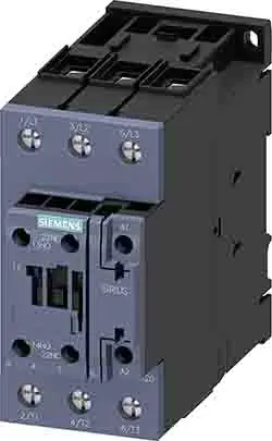 Produktfoto 1 von Siemens Schütz 110V ac-Spule, 3-polig / 40 A 18.5 kW 1 Schließer/1 Öffner Umkehrend