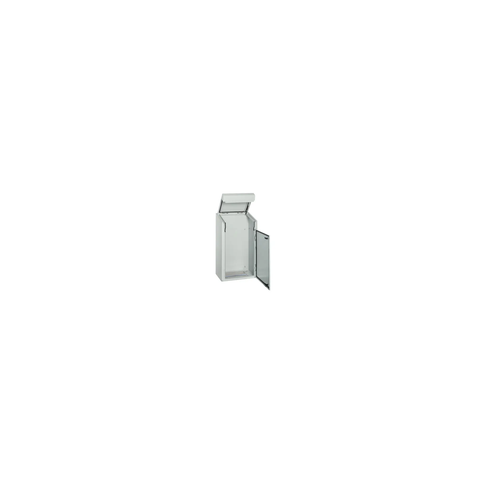 Produktfoto 1 von Schneider Electric PanelSeT Pupitre SD/SDF Stahl Steuerpult Grau IP55, HxBxT 1000 mm x 600 mm x 466mm