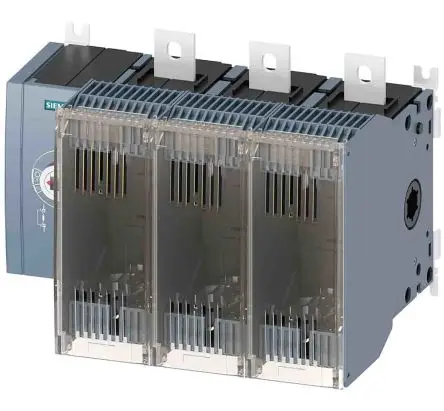 Produktfoto 1 von Siemens 3KF Sicherungsschalter-Trennschalter / 3-polig 400A, NH2, NH1 Sicherungsgröße