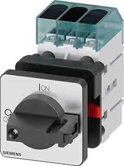 Produktfoto 1 von Siemens SENTRON Trennschalter 3-polig DIN-Hutschiene 40A Rot IP65 3-phasig