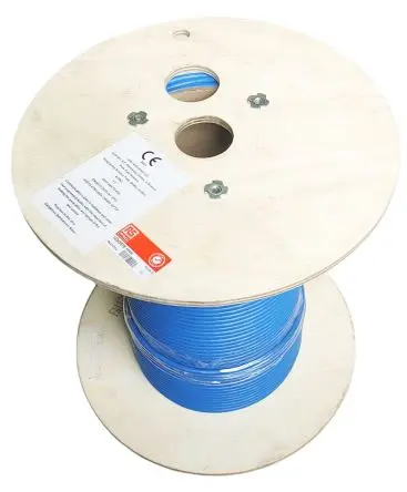 Produktfoto 1 von RS PRO Cat7 Ethernet-Kabel, Blau Abgeschirmt Geschirmt, Aussen ø 7.1 mm Außen-ø , Raucharm halogenfrei