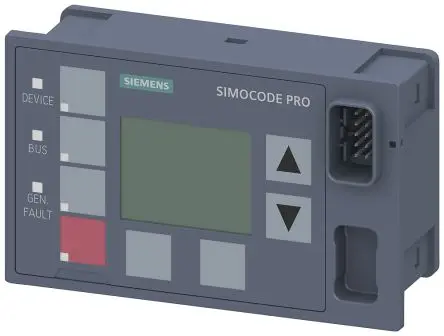 Produktfoto 1 von Siemens SIRIUS Bedientafel Frontplatte für SIMOCODE pro 3UF7