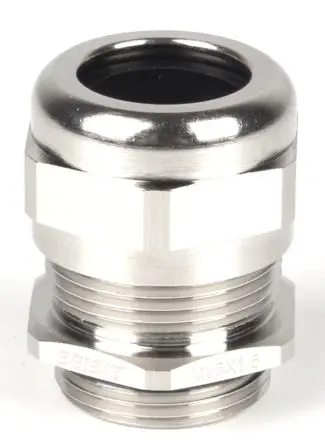 RS PRO Kabelverschraubung, M25 Messing vernickelt Metallisch 9 mm/ 16 mm, IP68
