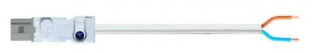 Produktfoto 1 von STEGO LED 121/122 Beleuchtungssteckverbinder, Kabel Stecker, Anschluss IP20, Anz.Ausl. 1, Weiß, L. 600 mm
