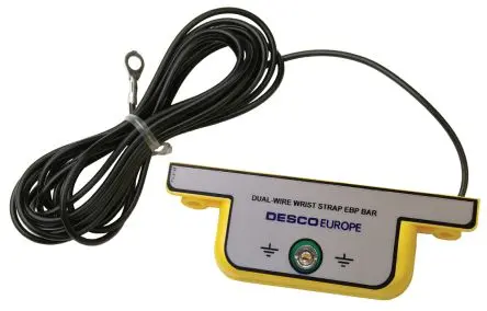 Produktfoto 1 von Desco Europe ESD-Erdungsbox Erdanschluss-Box Druckknopf-Ring