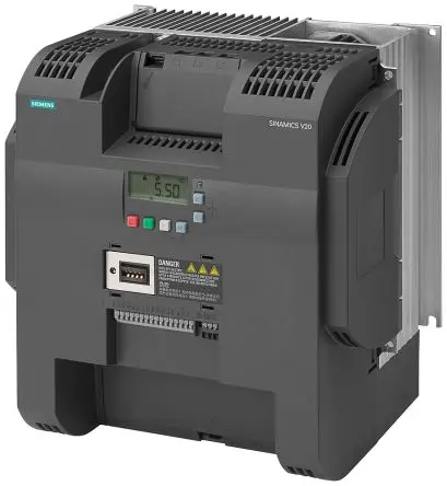 Produktfoto 1 von Siemens SINAMICS V20 3-Phasen Frequenzumrichter 22 kW 240V 7.5 A 550Hz
