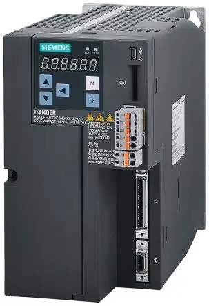 Siemens SINAMICS V90 3-Phasen Frequenzumrichter 2,5 kW 480 V ac / 7,8 A 66Hz für SINAMICS V90