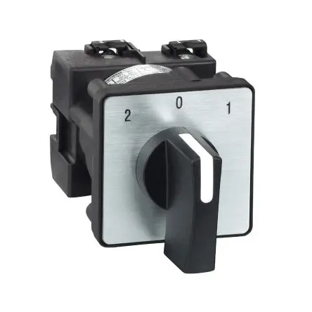 Produktfoto 1 von Schneider Electric K1 Nockenschalter 12 A, 3-phasig, 3-Stufen Knopf Schraube, 45 °-Wurfwinkel