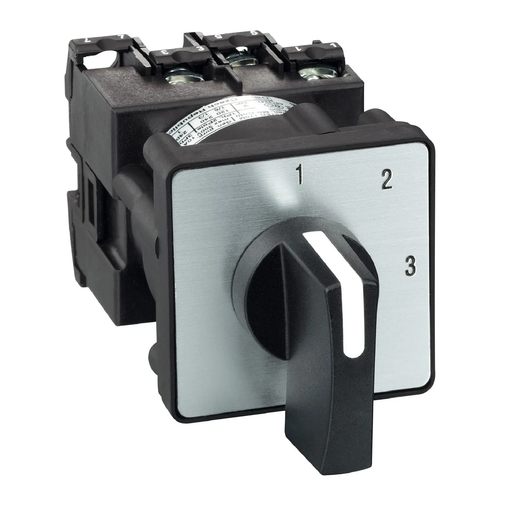 Produktfoto 1 von Schneider Electric K1 Nockenschalter, 1-polig / 12A, 3-phasig, 3-Stufen