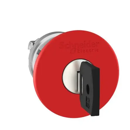 Produktfoto 1 von Schneider Electric Harmony Not-Aus-Schalter, 22 mm, Schlüsselentriegelung, Pilzkopf