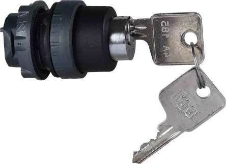 Produktfoto 1 von Schneider Electric Harmony Schlüsselschalterkopf 22 mm Dom 4A185 Drehentriegelung IP66