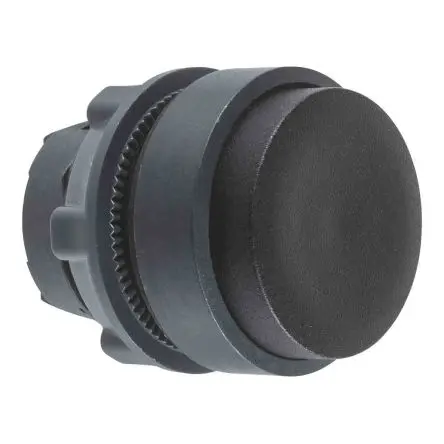 Produktfoto 1 von Schneider Electric Harmony Drucktastenkopf Ø 22 mm, Schwarz Federrückstellung Rund Rund Kunststoff, IP66