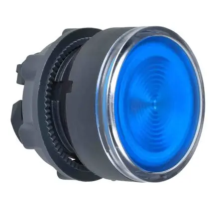 Schneider Electric Harmony Drucktastenkopf Ø 22 mm, Blau Federrückstellung Rund Rund Kunststoff, IP66