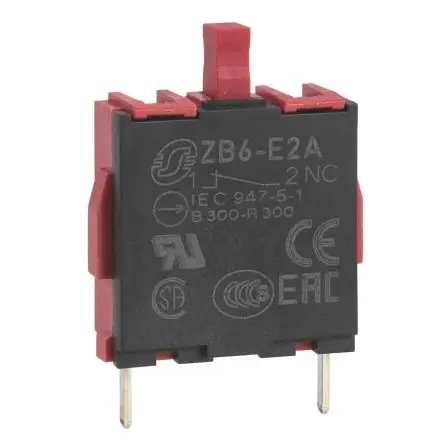Produktfoto 1 von Schneider Electric Harmony Kontaktblock 1 Wechsler 240V Stift