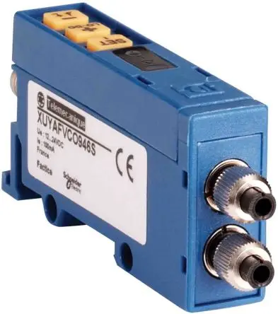 Produktfoto 1 von Telemecanique Sensors XUY Faserdesign Optischer Sensor, LED, Halbleiter Ausgang, Kabel