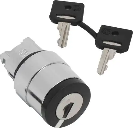 Produktfoto 1 von Schneider Electric ZB4 Schlüsselschalterkopf 22mm 3 Positionen