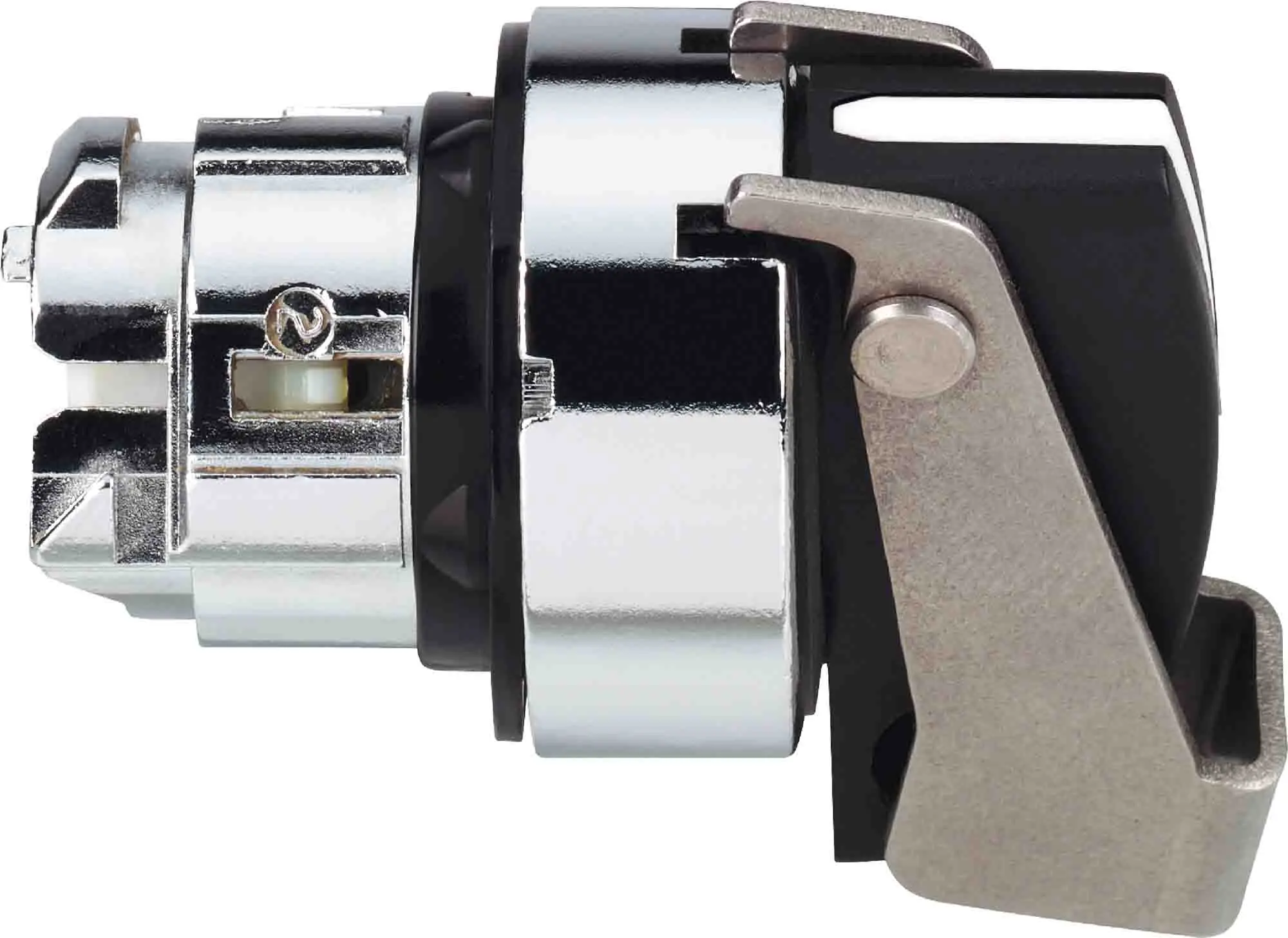 Produktfoto 1 von Schneider Electric ZB4 Wählschalterkopf Schwarz 2-Positionen 22mm Rastung